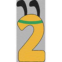 Cartoon letters-CL 296